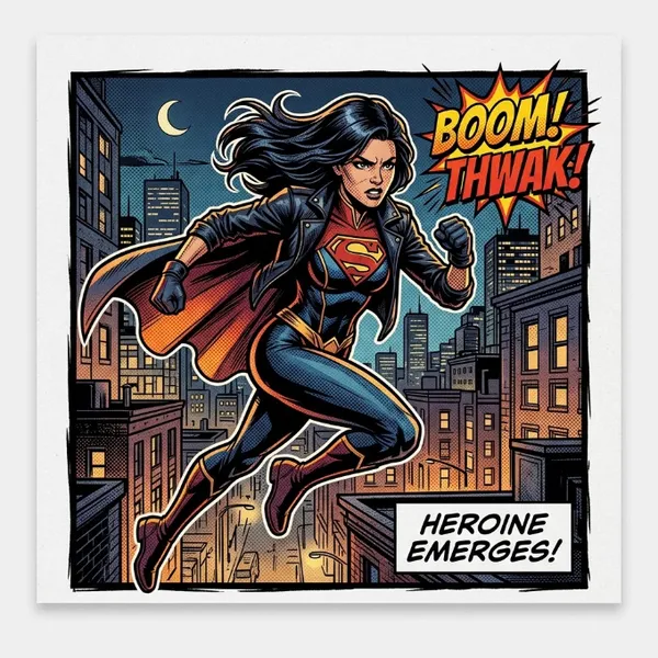 Comic book — made with Crevisto