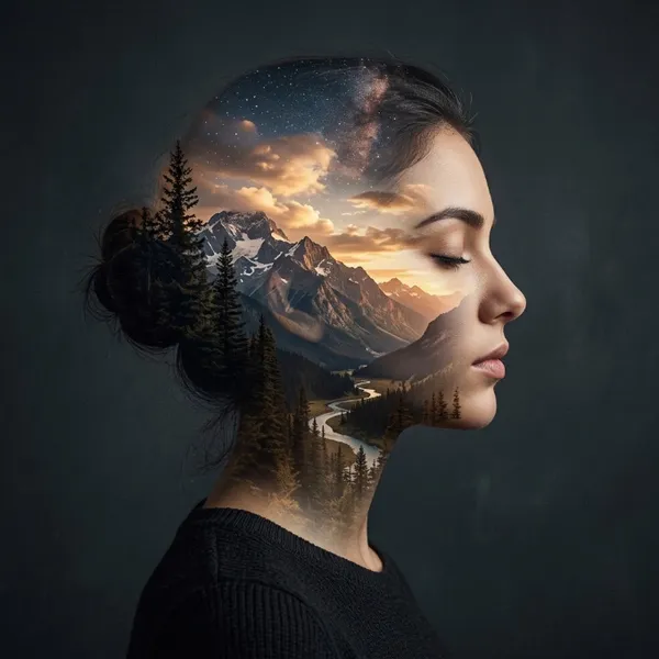 Double exposure — made with Crevisto